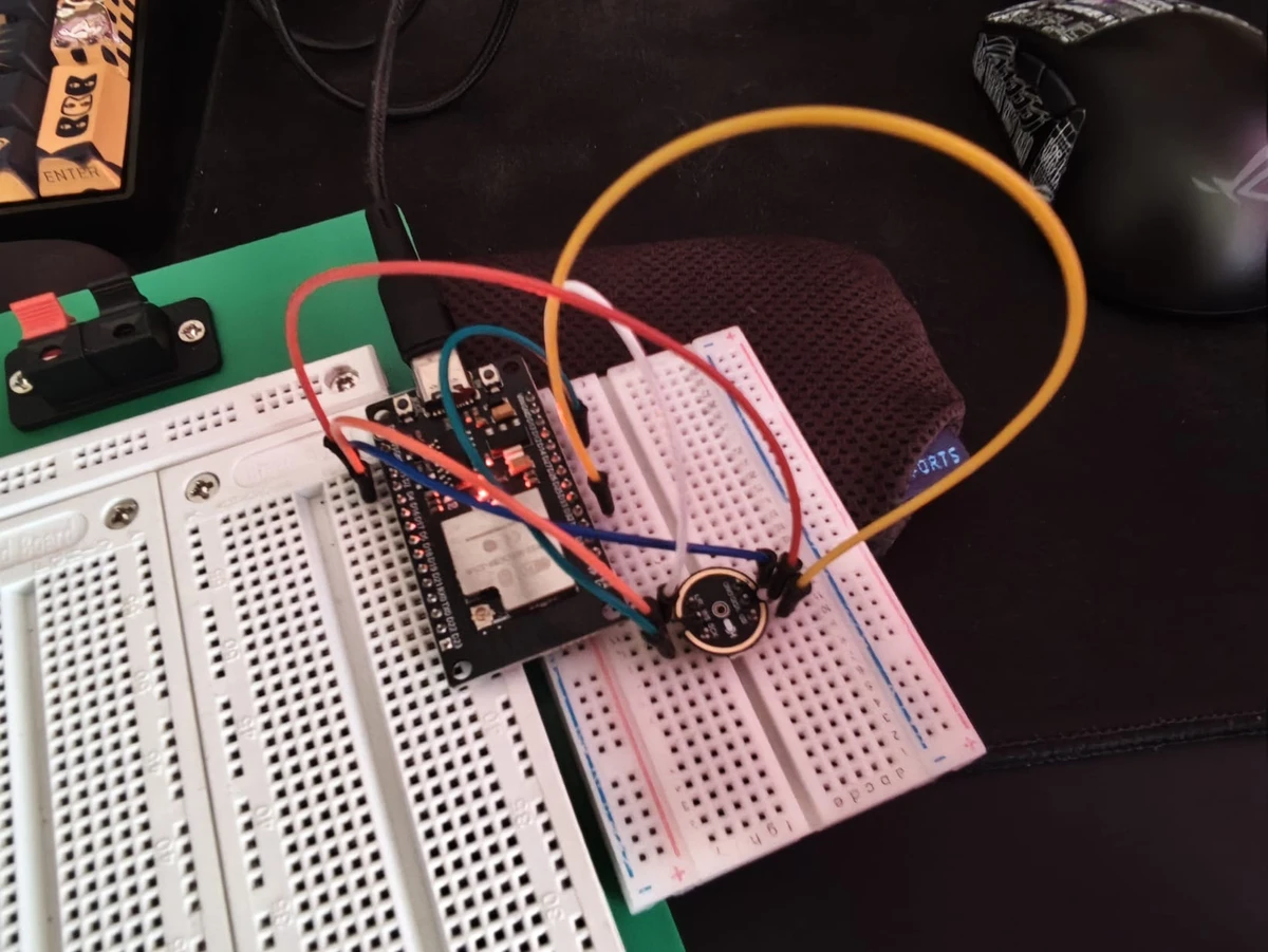 ESP32 + INMP441-geluidsmonitor