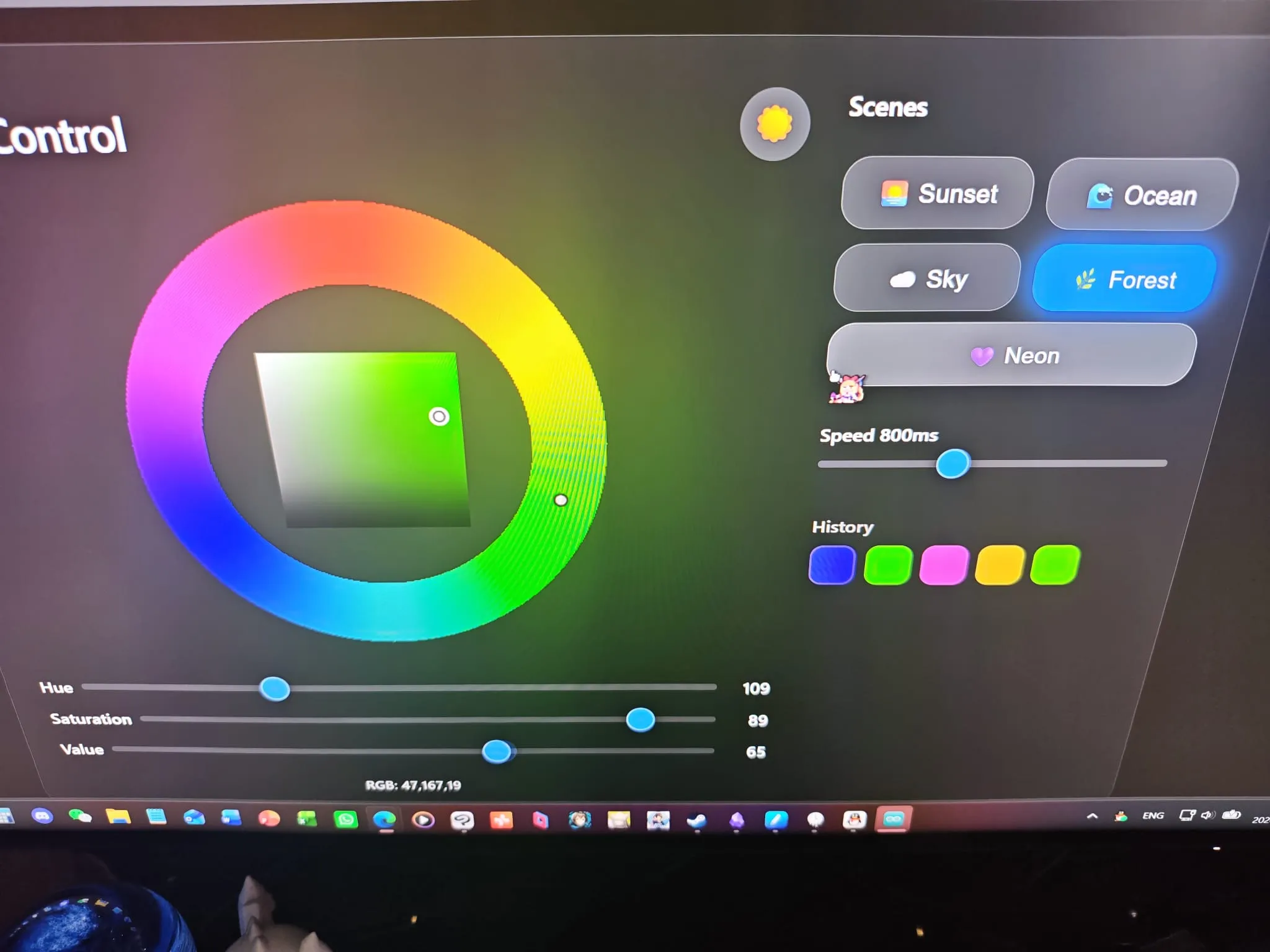 RGB Sliders