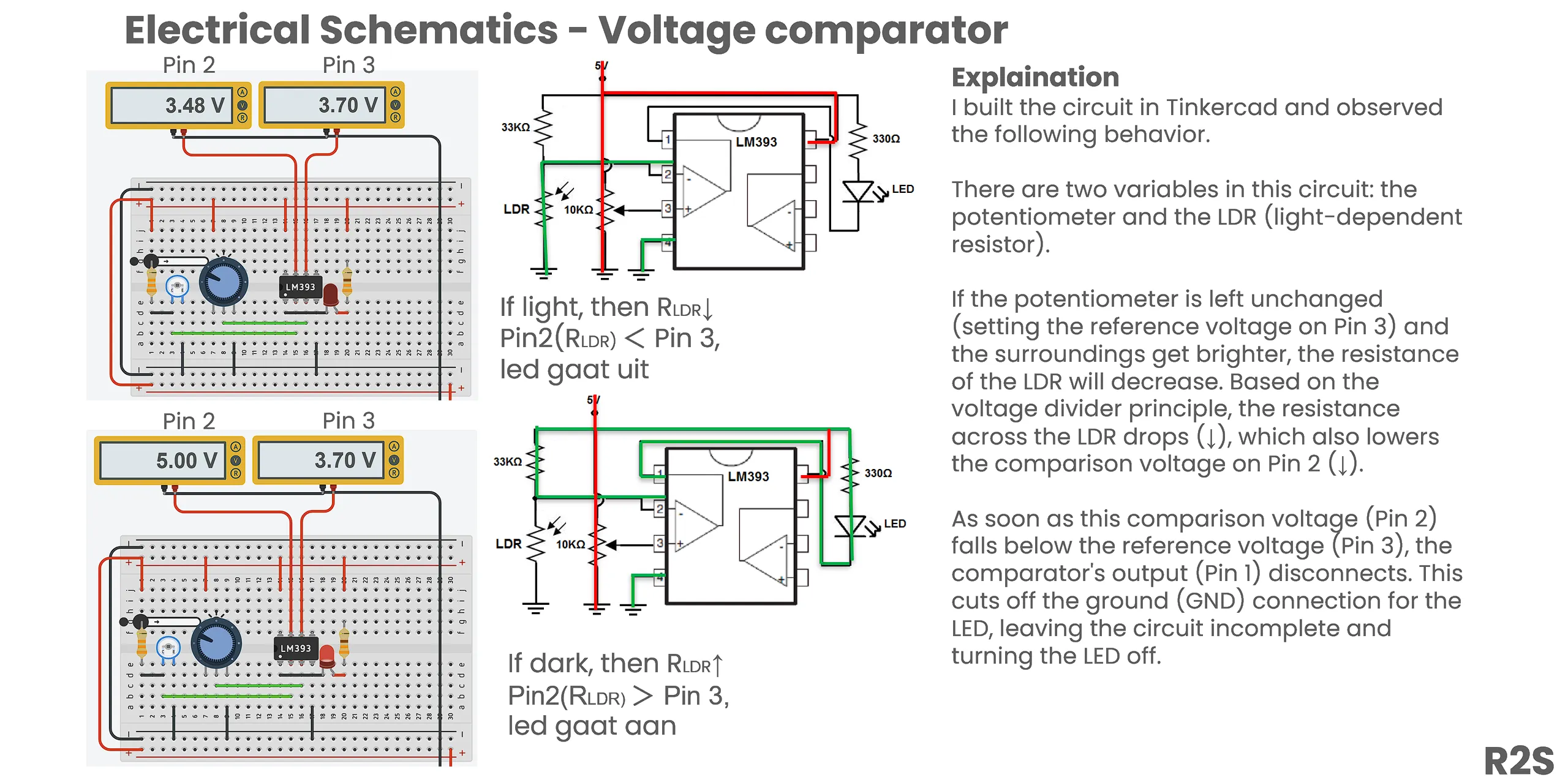 Voltage Comparator Schematic 1