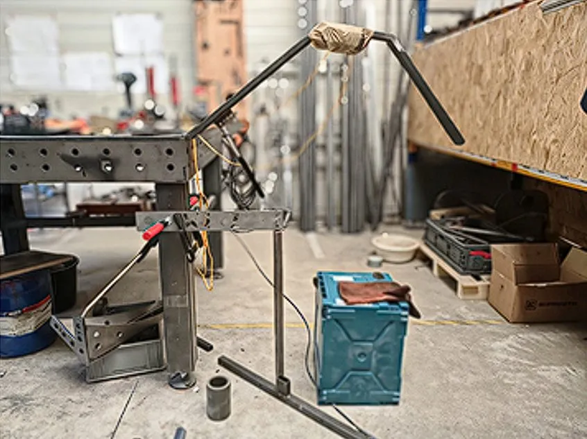 Versie 2: eerste testopbouw