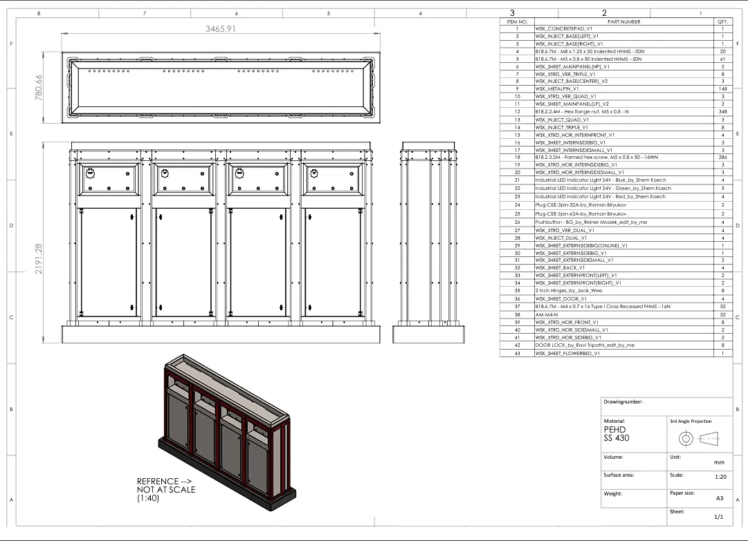 General assembly drawing