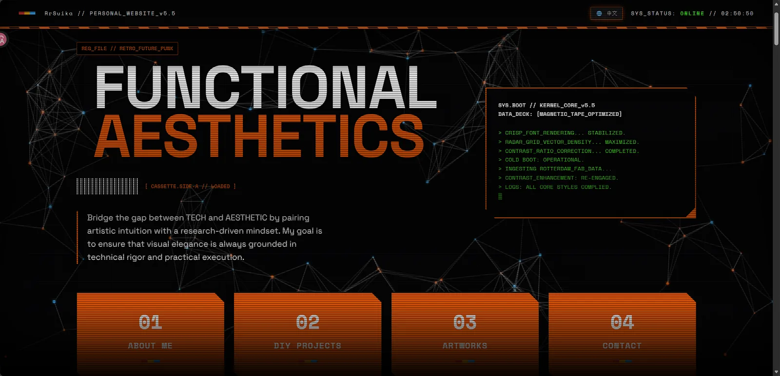 V1 · Eerste generatie website